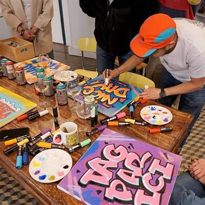 Street Art Workshop on Canvas 5