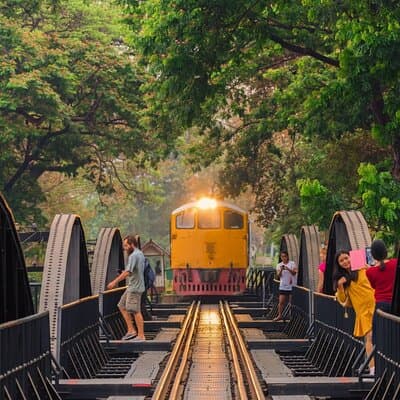 Floating and Railway Market (Optional Waterfall): Private Tour