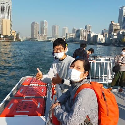 Tokyo Private Sightseeing Tour by Bike with Water Bus 2