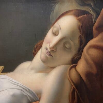 The Louvre: art and love.