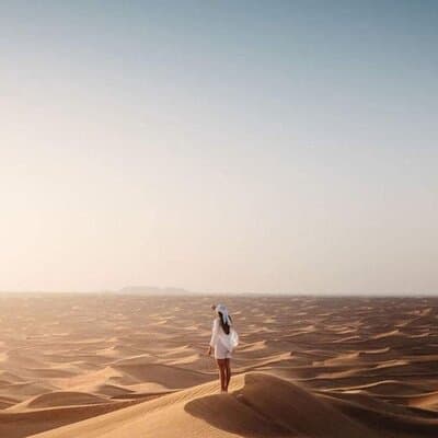 4 Hours Evening Desert Safari Camel Ride Sand Boarding