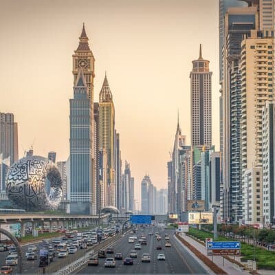 Modern Dubai Skyline Tour incl. 60-min Marina Boat Cruise 2