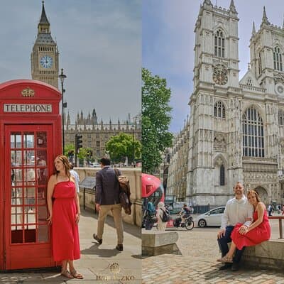 London Westminster with Big Ben private professional photo shoot 60min 2