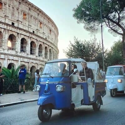 Rome by Ape Calessino Auto Rickshaw
