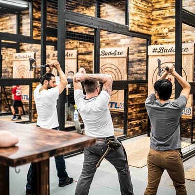 Axe Throwing in Rochester 2