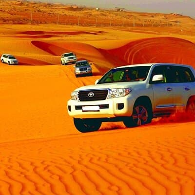 Morning Desert Safari Tour With Dune Bashing At Lahbab Desert.
