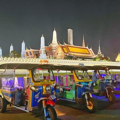 Experience Bangkok with typical Thai tuk-tuk
