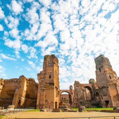 Small group Tour: Caracalla Roman baths 3