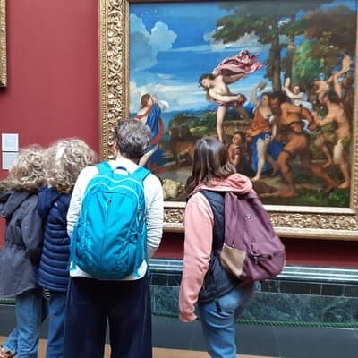 National Gallery of London Guided Tour for children and families with kids friendly guide
