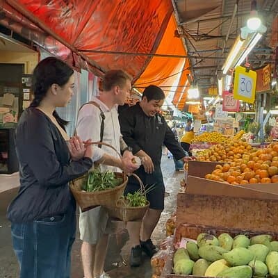 Authentic Thai Cooking with the Largest market visit &TukTuk ride 3
