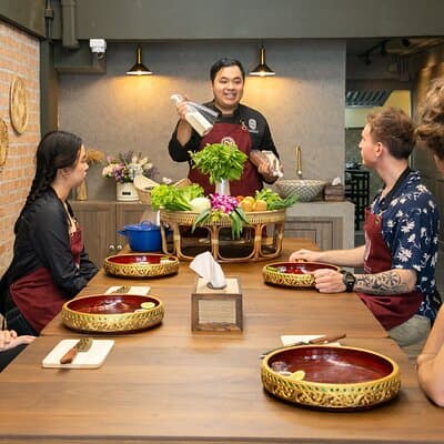 Authentic Thai Cooking with the Largest market visit &TukTuk ride