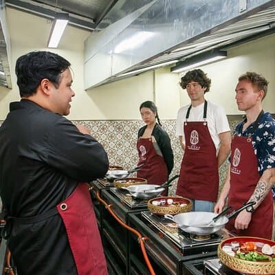 Authentic Thai Cooking with the Largest market visit &TukTuk ride 5