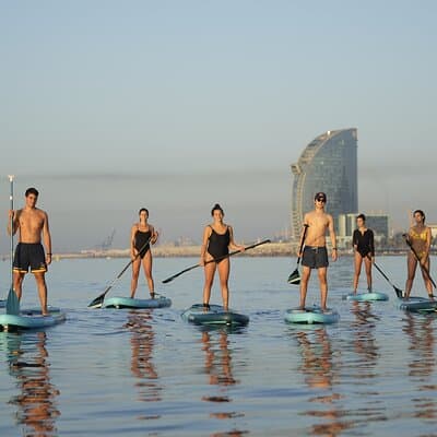 Paddlesurf in Barcelona