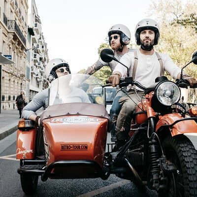 Paris Vintage Private & Bespoke Tour on a Sidecar Motorcycle 2