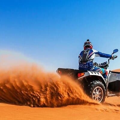 Dubai Evening Desert Safari with Quad bike, Dinner and Show 2