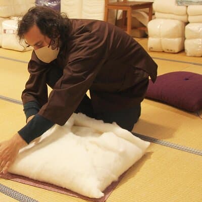 Lets Make a Zabuton Try Cotton Stuffing with Futon Craftsman