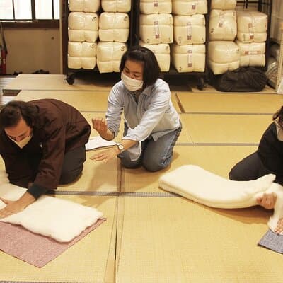 Lets Make a Zabuton Try Cotton Stuffing with Futon Craftsman 3