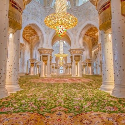 Abu Dhabi - Sheikh Zayed Grand Mosque Tour In A Private Vehicle 3