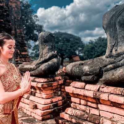 Two-Days Private Damnoen Saduak, Erawan Falls & Ayutthaya