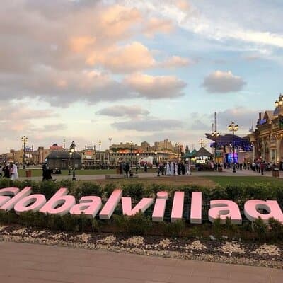 Global Village Tour with Private Return Transfers