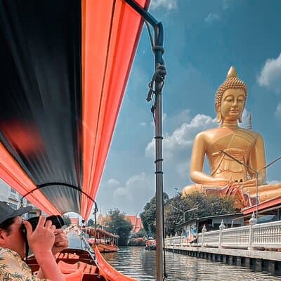 Private Grand Palace & Long-tail boat tour in Bangkok