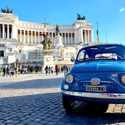 Tour of Rome Aboard a Vintage Fiat 500