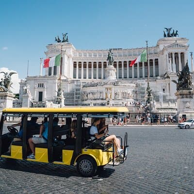 Rome Golf Cart Driving Tour: City Center, Colosseum & Catacombs 3