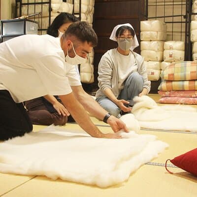 Lets Make a Zabuton Try Cotton Stuffing with Futon Craftsman 4