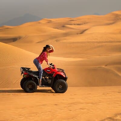 Premium Dubai Red Dunes with quadbike, camel ride and VIP Dinner 2