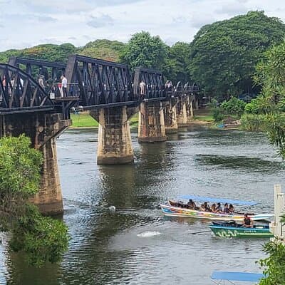 Kanchanaburi Full Day Tour: River Kwai and Erawan Falls 4