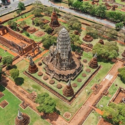 Damnoen Saduak Floating Market & Ayutthaya Tour from Bangkok