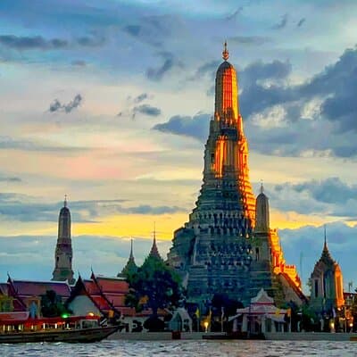 Hidden canal , Bangkok twighlight & temple 3