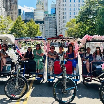 NYC Central Park guided Pedicab Tour - 2 hours
