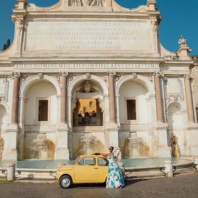 Rome Fiat 500 Vintage experience 2
