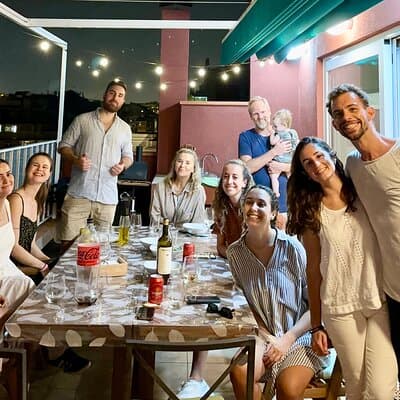 Barbecue in a penthouse in the center of Barcelona with a chef