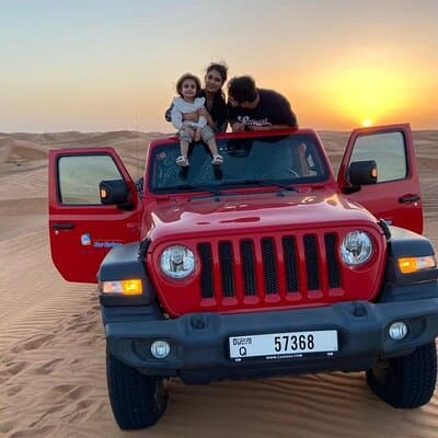 Desert Safari Dubai - Premium Flip-Top Roof Jeep Safari