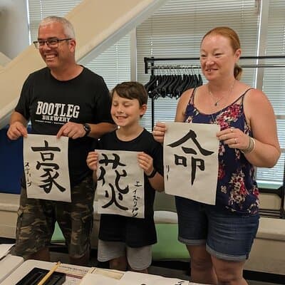 Calligraphy Experience at Tokyo Ginza and Tsukiji Area 5
