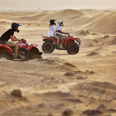 30 Min Quad Biking Tour In Dubai With Camel Ride & Sand Boarding 5