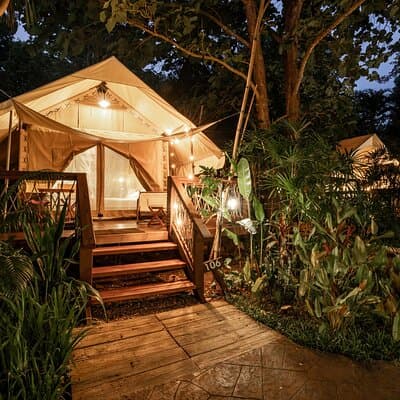 Glamping in Kanchanaburi and Erawan Falls 2 days/1 night 4