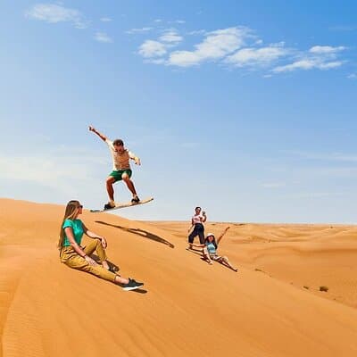 Private Evening Desert Safari with BBQ Dinner and Sand Boarding 2
