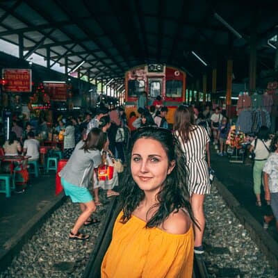 Maeklong Railway, Sugar Palm Factory & Floating Market