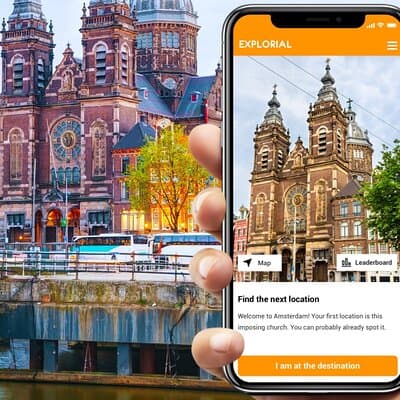 Amsterdam Center Scavenger Hunt and Sights Self Guided Tour