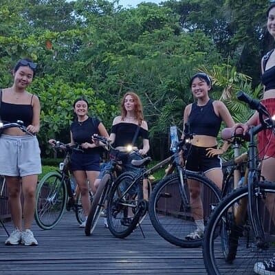Bamboo Bicycle Tour in twilight: watch dancing Fireflies in Bangkok 3