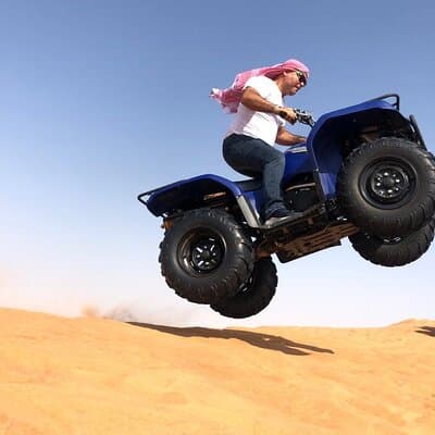 Sand boarding Camel ride and 1 hour ATV in Dubai Lahbab Red Dunes 2