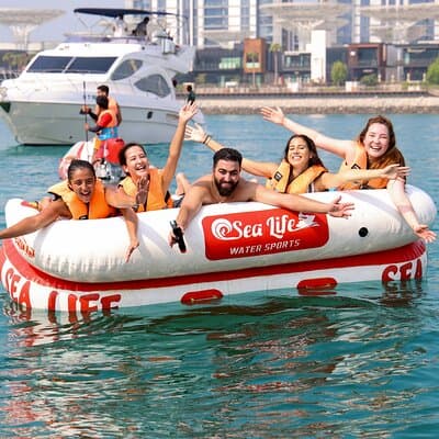 Donut or Sofa Boat Ride Watersport Tour Package in Dubai