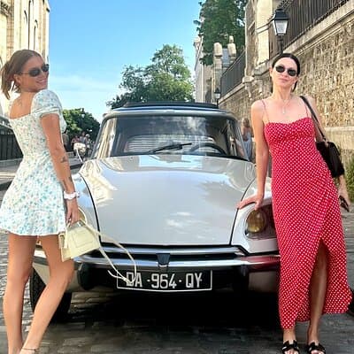 All of Paris Tour in a Vintage Open-Top French Car Citroen DS 4
