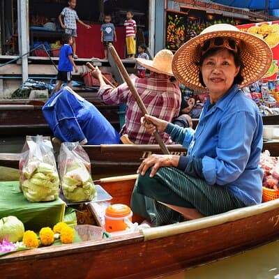 Ayutthaya Bicycle Hike & ATV to Top Attractions & Floating Market 4