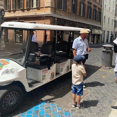 Rome: 3 Hours Private/Group Golf cart Tour with hotel pickup