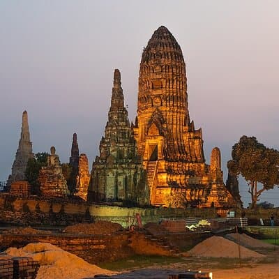 Ayutthaya Famous Temple & Scenic Boat Tour From Train Station