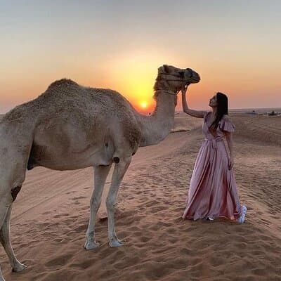 Desert Safari in 4X4 through Lahbab Desert with BBQ Dinner 2